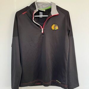 NHL Blackhawks Center Ice 1/4 Zip
